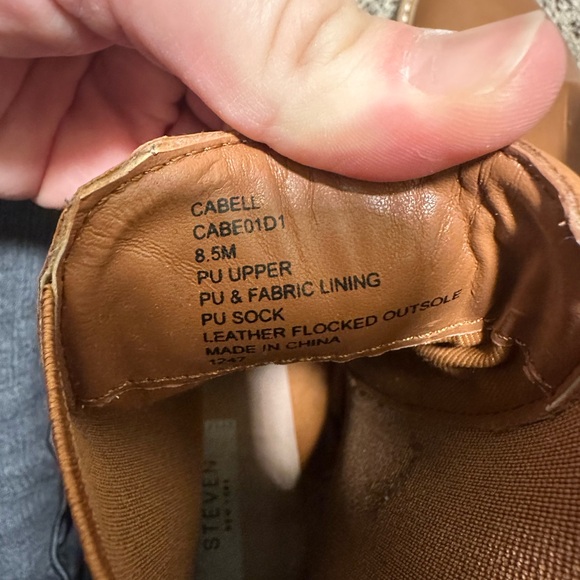 Steven by Steve Madden Brown Leather Ankle Boots - Picture 3 of 7